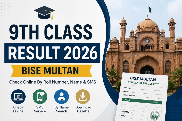 9th Class Result 2026 BISE Multan