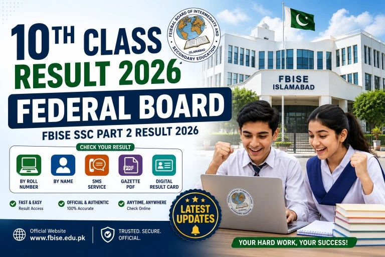 10th Class Result 2026 Federal Board