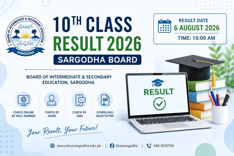 10th Class Result 2026 Sargodha Board