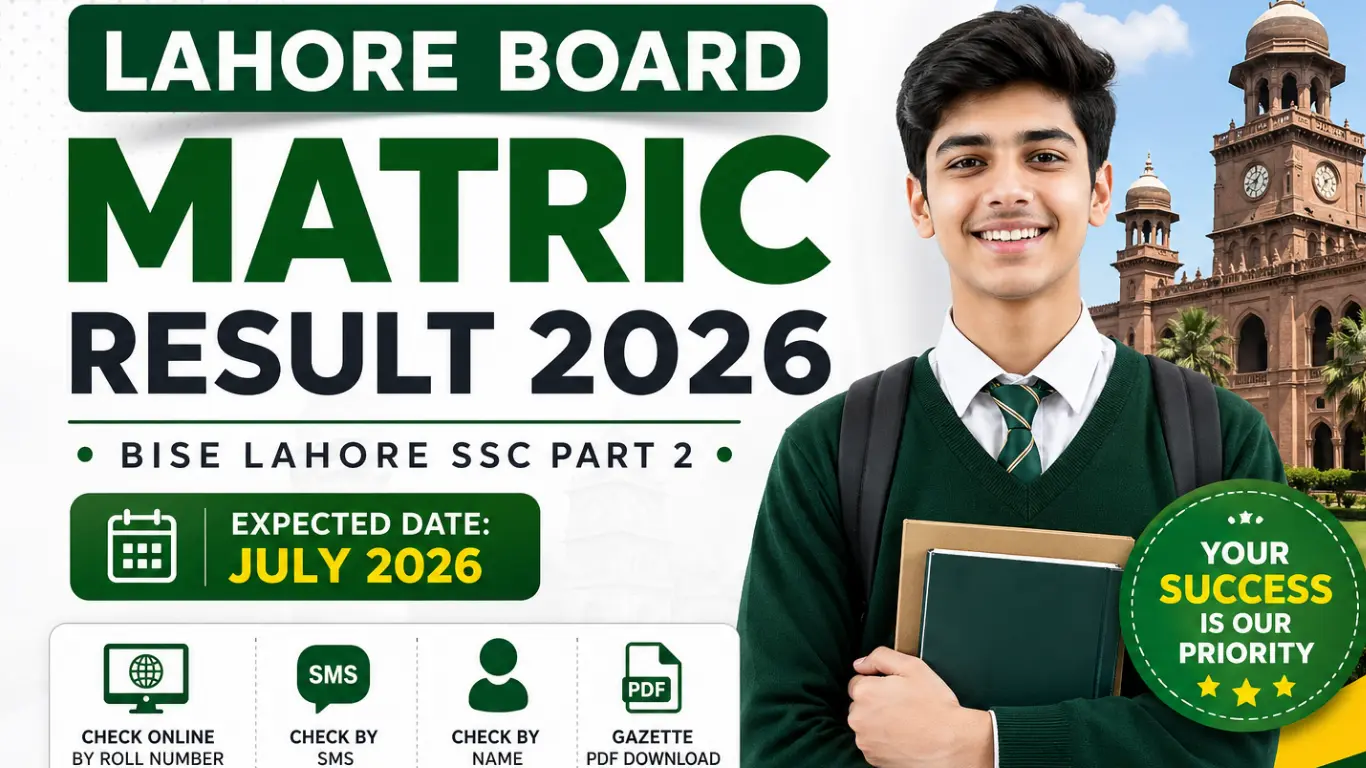 Lahore Board Matric Result 2026